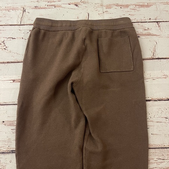 Monrow Women's Brown‎ Knit Sweatpants Size XS Inseam 25" Activewear Summer - Picture 7 of 8